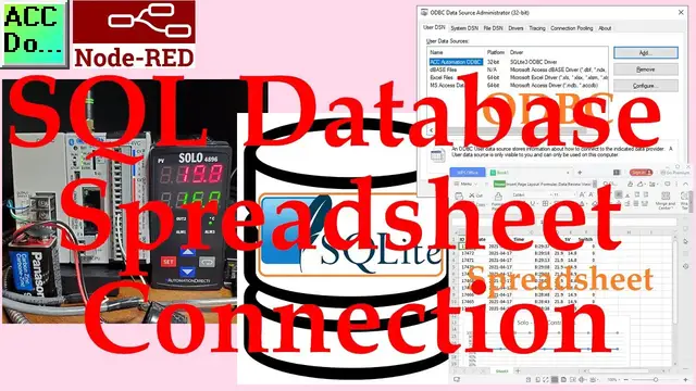 Video thumbnail for Node-RED SQL Database Spreadsheet Connection