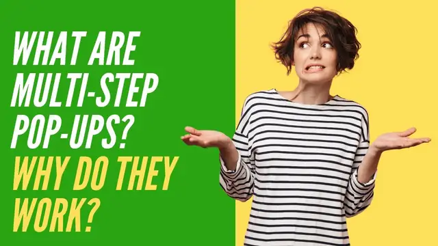 'Video thumbnail for Multi-step Pop-Up Opt-in Forms: How To Make Them and Why Do They Work?'