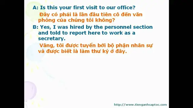 Video thumbnail for English for Business - Unit 01 - Dialogue 003