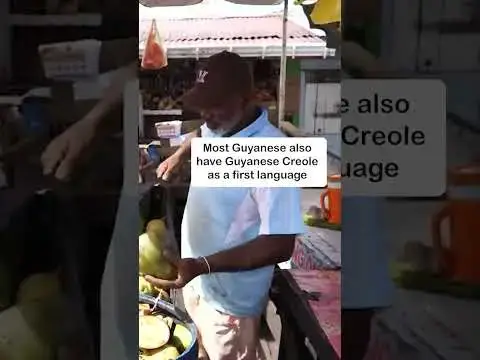 Video thumbnail for In GUYANA They Speak _____ #shorts