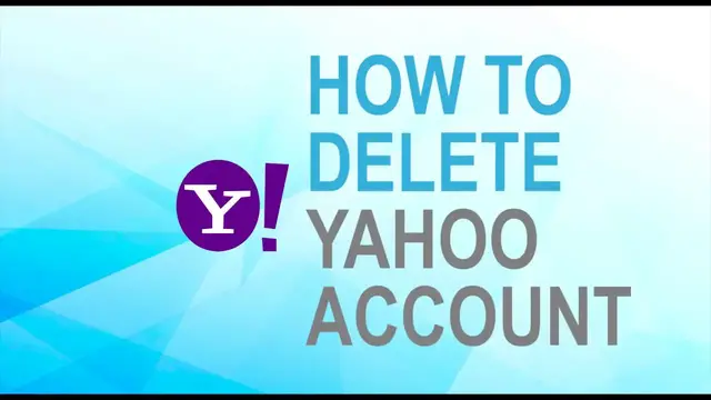 Video thumbnail for How to Delete Yahoo Account