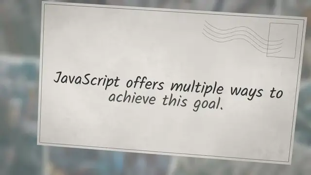 Video thumbnail for How To Hide Element In Javascript