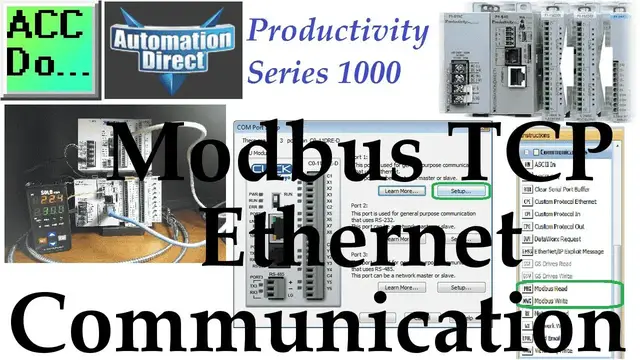Video thumbnail for Productivity 1000 Series PLC Modbus TCP Ethernet Communication