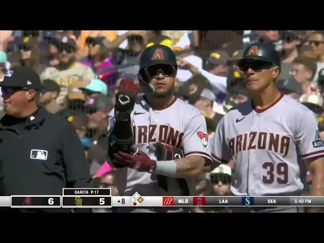 'Video thumbnail for Jose Herrera BLOOPS a RBI Single, Scoring Geraldo Perdomo! | Arizona Diamondbacks | 4/4/2023'