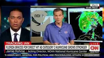 Video thumbnail for CNN's Don Lemon Slapped Down by NOAA Director While Linking Hurricane Ian to Climate Change