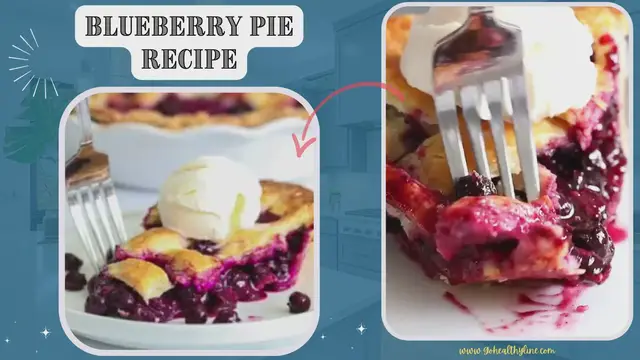 'Video thumbnail for Blueberry Pie Recipe'
