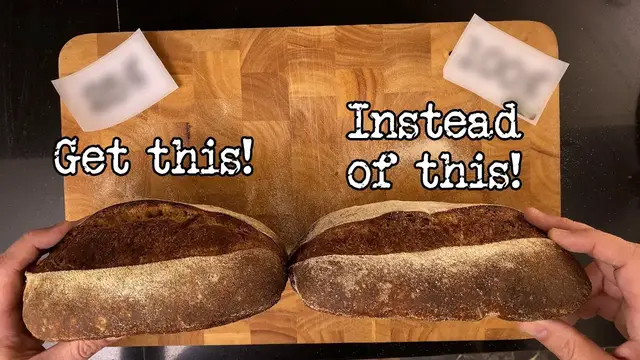 Video thumbnail for How do you avoid over fermenting your artisan sourdough bread? | Foodgeek Baking