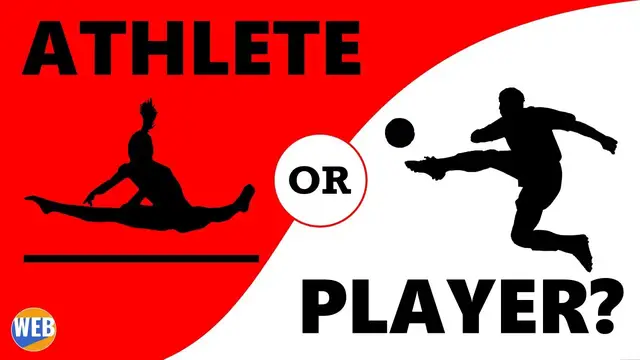Video thumbnail for Do you know the difference between an 🎿ATHLETE and a ⚽PLAYER?