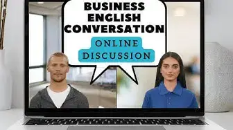 'Video thumbnail for Business English Conversation | Online Discussion'