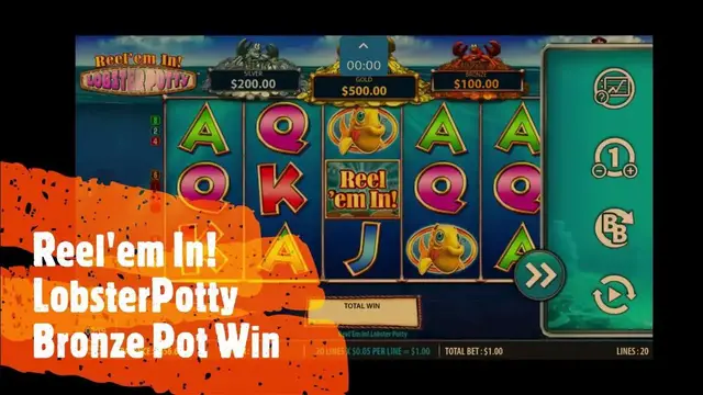 Video thumbnail for Reel'em In Lobster Potty - Bronze Pot Win