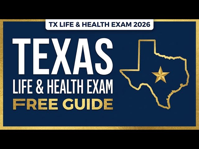 Video thumbnail for Texas Life & Health Insurance Exam 2026: Complete Study Guide (FREE)