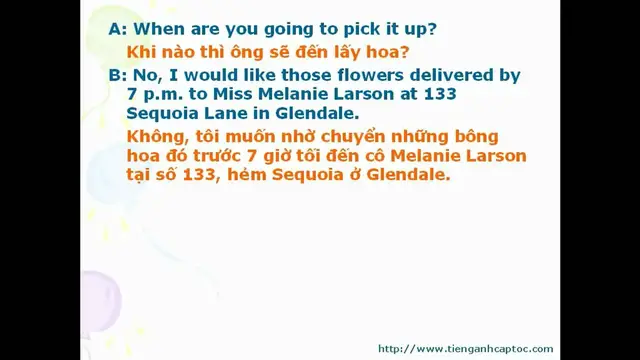 Video thumbnail for English For Sellers - Unit 09 - Dialogue 01