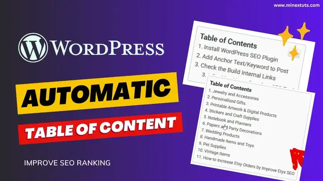Video thumbnail for Boost Your SEO Ranking with Automatic Table of Contents for WordPress - Complete Guide