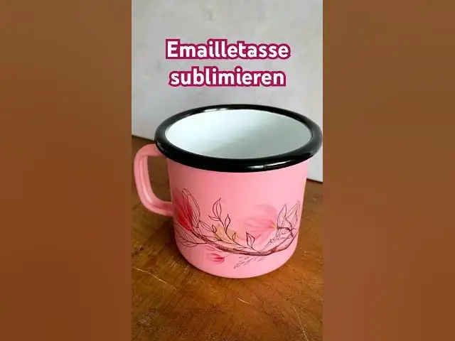 Video thumbnail for Emailletasse sublimieren mit dem Sublimationsdrucker #springonshorts