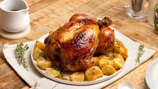 'Video thumbnail for Maple Butter Roast Chicken Recipe'