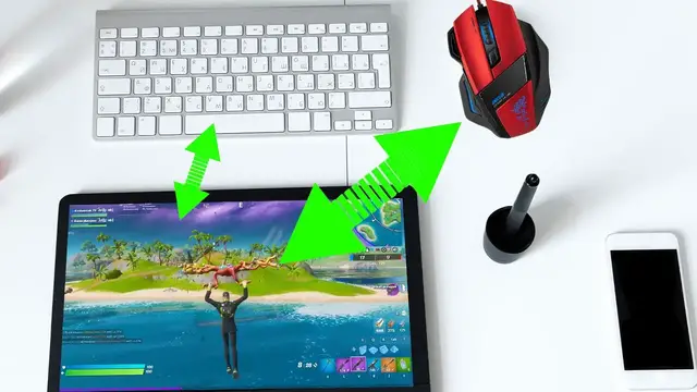 Video thumbnail for iPad Mouse And Keyboard Fortnite