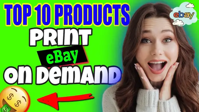 'Video thumbnail for Top 10 Print On Demand Products To Sell On eBay 😮 | Print On Demand'
