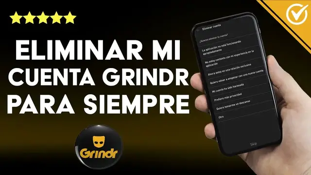 Video thumbnail for ¿Cómo cerrar sesión y eliminar mi cuenta de GRINDR para siempre?