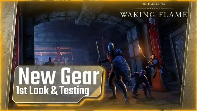 'Video thumbnail for New Gear 1st Look & Testing | Elder Scrolls Online | Waking Flame PTS'