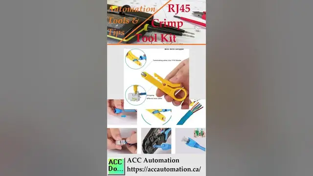 Video thumbnail for Automation Tools - RJ45 Crimp Tool Kit