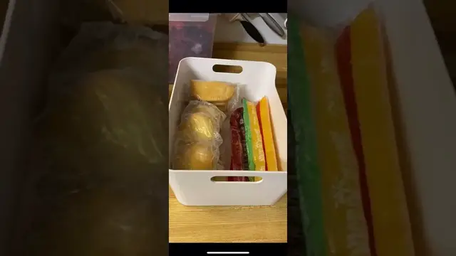 'Video thumbnail for How to organize the things you use daily in a bottom freezer'