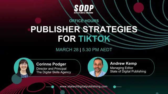 'Video thumbnail for SODP Office Hours: Publisher Strategies for TikTok'