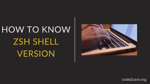 Video thumbnail for How to know ZSH Shell Version