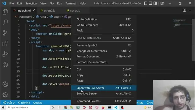 Video thumbnail for jsPDF Tutorial to Draw Colored & Filled Rectangle and Write Text Over it in PDF Document Using JS