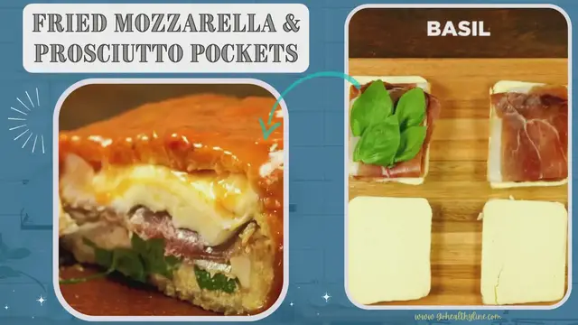 'Video thumbnail for Fried Mozzarella & Prosciutto Pockets'