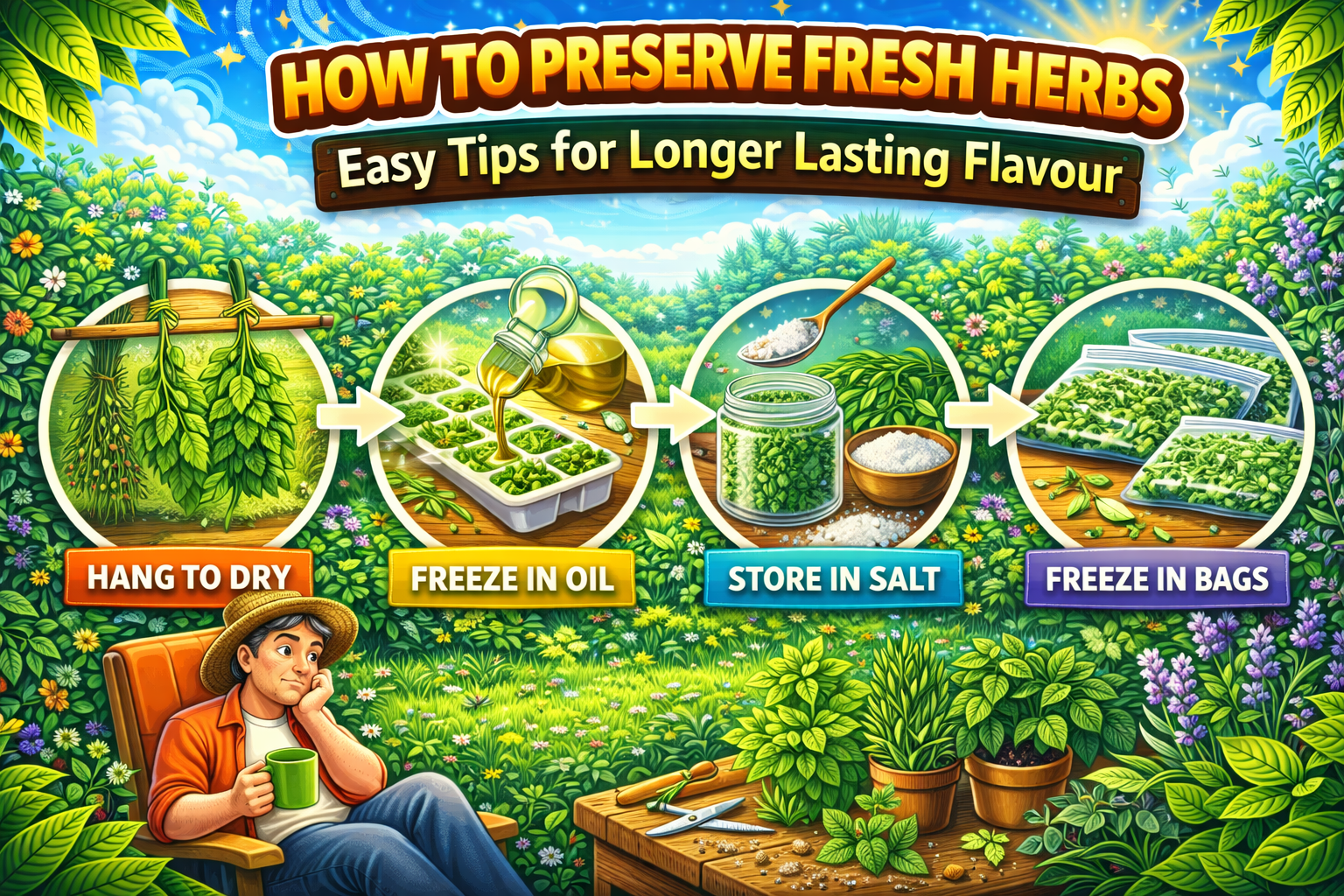 Video thumbnail for How to Preserve Fresh Herbs | Easy Tips for Longer Lasting Flavour