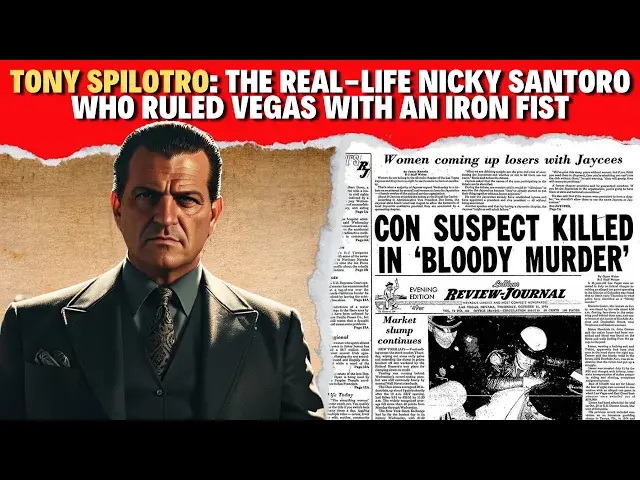 Video thumbnail for Tony Spilotro: The Real-Life Nicky Santoro Who Ruled Vegas with an Iron Fist