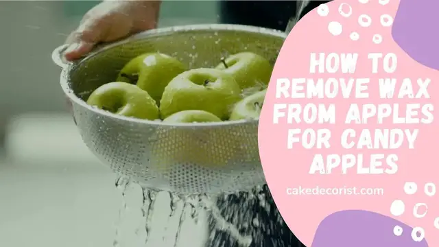 Video thumbnail for How To Remove Wax From Apples For Candy Apples