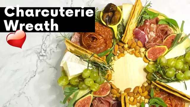 Video thumbnail for Charcuterie Wreath | 7 Steps To Make A Charcuterie Board