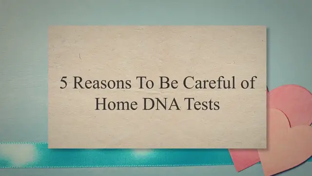 Video thumbnail for 5 Reasons To Be Careful of Home DNA Tests