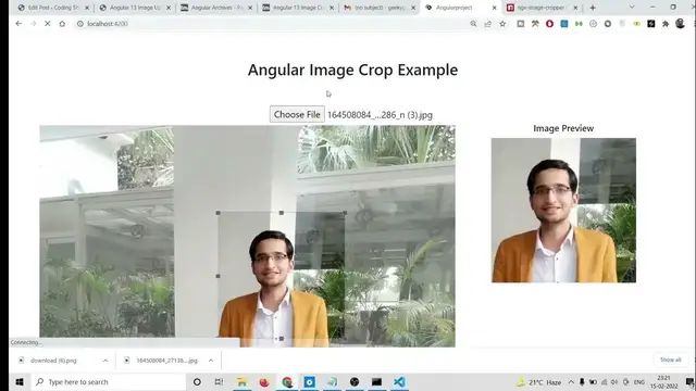 Video thumbnail for Angular 13 Image Upload With Live Preview to Crop,Scale & Resize Image Using ngx-image-cropper in TS