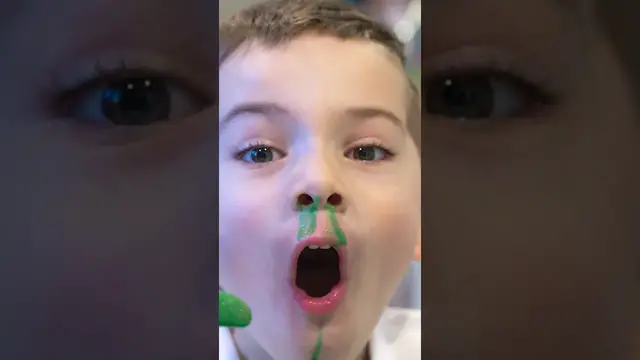 'Video thumbnail for Green Slime and Fake Snot Fun #Shorts'