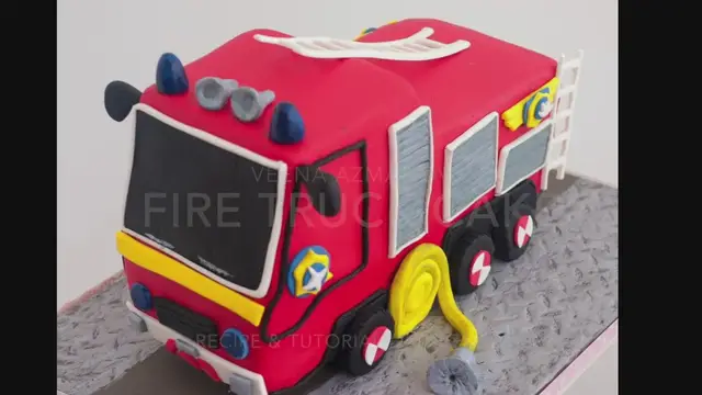 Video thumbnail for Fire Truck Cake Tutorial