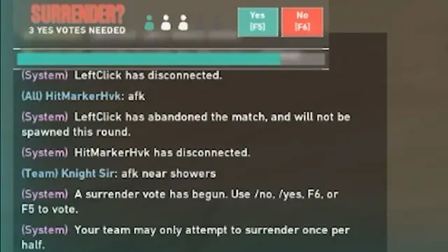 Video thumbnail for How To Surrender in Valorant