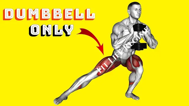 Video thumbnail for Ultimate DUMBBELL ONLY Leg Workout At Home For Beginner (LOWER BODY STRENGTH)