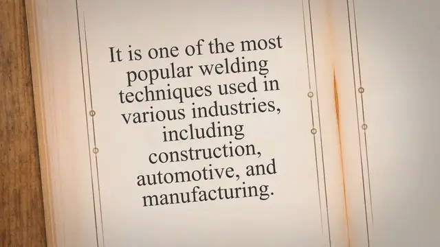 Video thumbnail for What is Arc Welding: Techniques, Applications, and Advantages