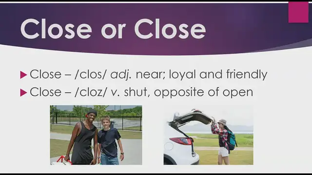 Video thumbnail for Words with Multiple Pronunciations