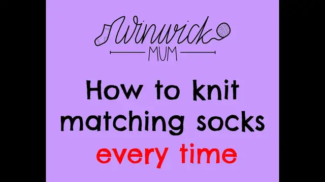 'Video thumbnail for Winwick Mum Sockalong - Matching yarn'