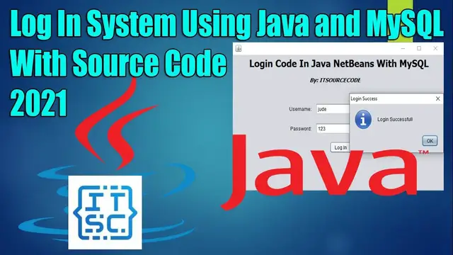 Video thumbnail for Login Page Code In Java With Source Code | How To Design Login And Register Form In Java Netbeans