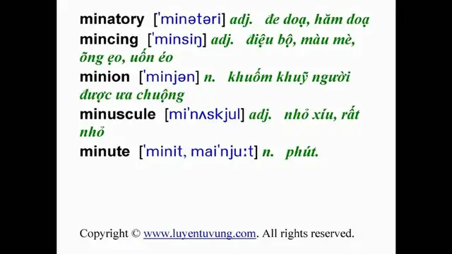Video thumbnail for Essential Words for the GRE - Lesson 085