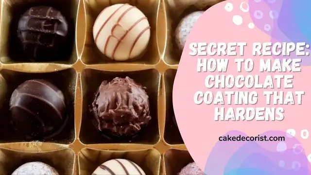 Video thumbnail for Secret Recipe How To Make Chocolate Coating That Hardens