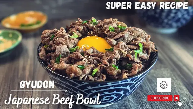 Video thumbnail for Bite into Flavour: The Perfect Japanese Gyudon beef bowl recipe 牛丼 @mrs5cookbook