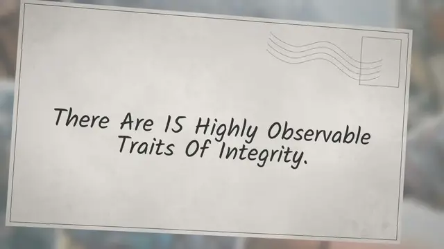 'Video thumbnail for You Searched For 15 Integrity'
