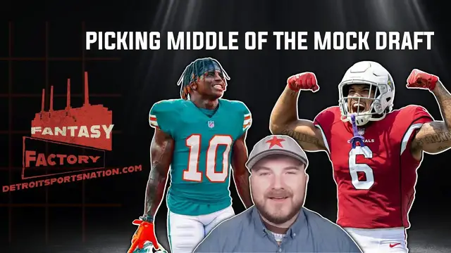 Video thumbnail for DSN's Fantasy Factory: Picking Middle of the Mock Draft