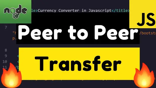 Video thumbnail for Node.js Express Peer to Peer File Transfer Images Videos Socket.io WebRTC Live App Example 2020