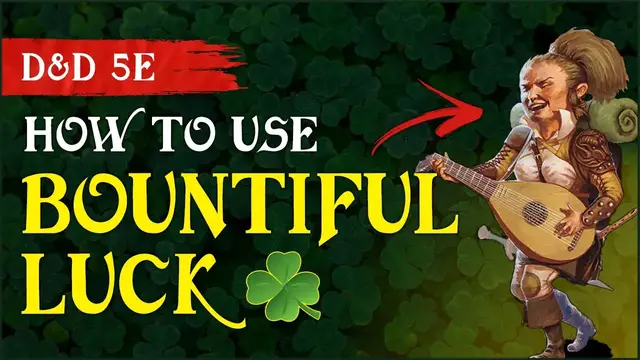 'Video thumbnail for How to Use the Bountiful Luck Halfling Feat in D&D 5e'
